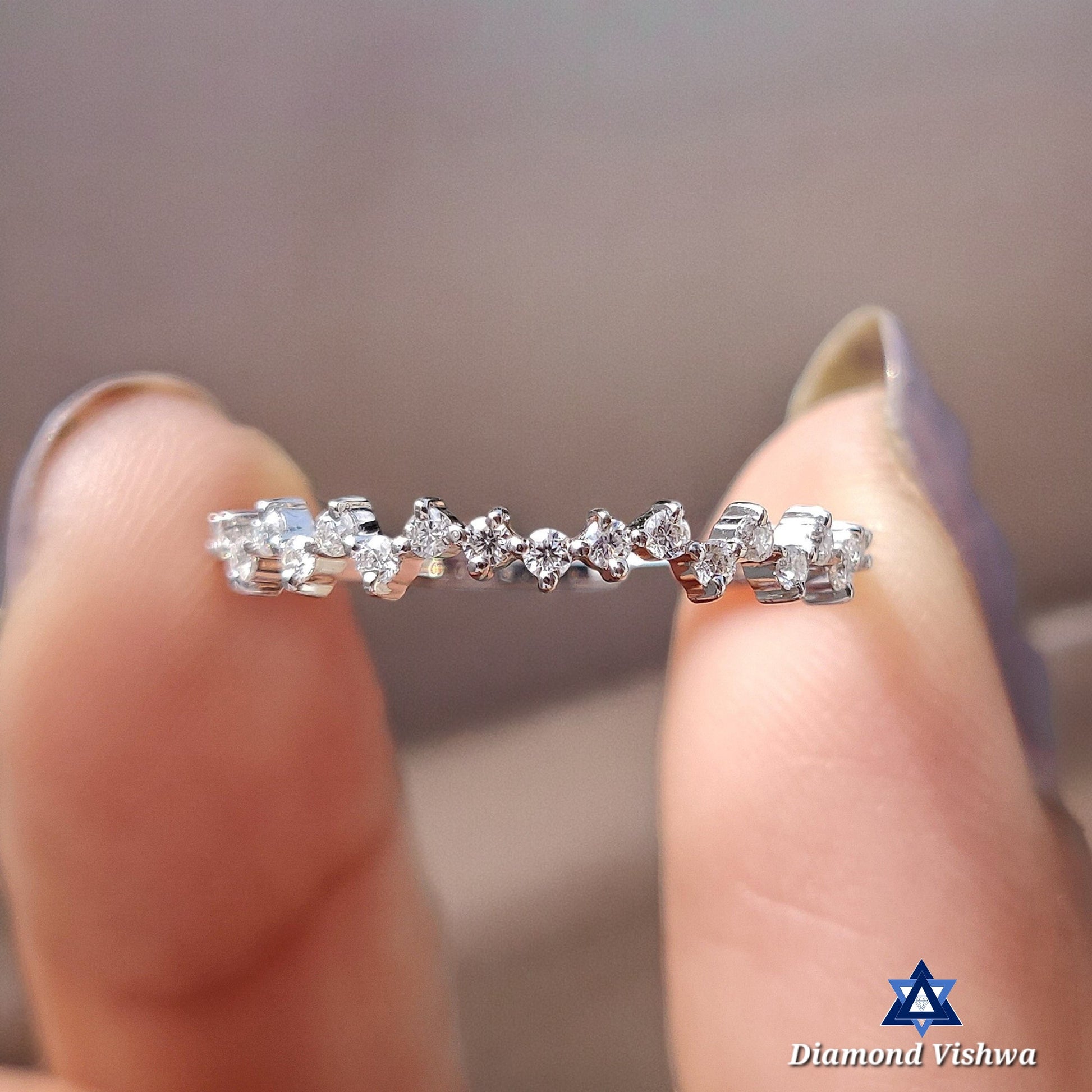 il_fullxfull.3118649498_rxbv-Photoroom 1.30mm Colorless Lab Grown Diamond Zigzag Eternity Band Stacking Ring - Image 1