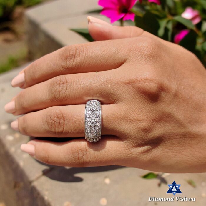 1.80 CT Round Lab Diamond Vintage Multi-Stone Wedding Band | Handmade Anniversary Ring - Image 7