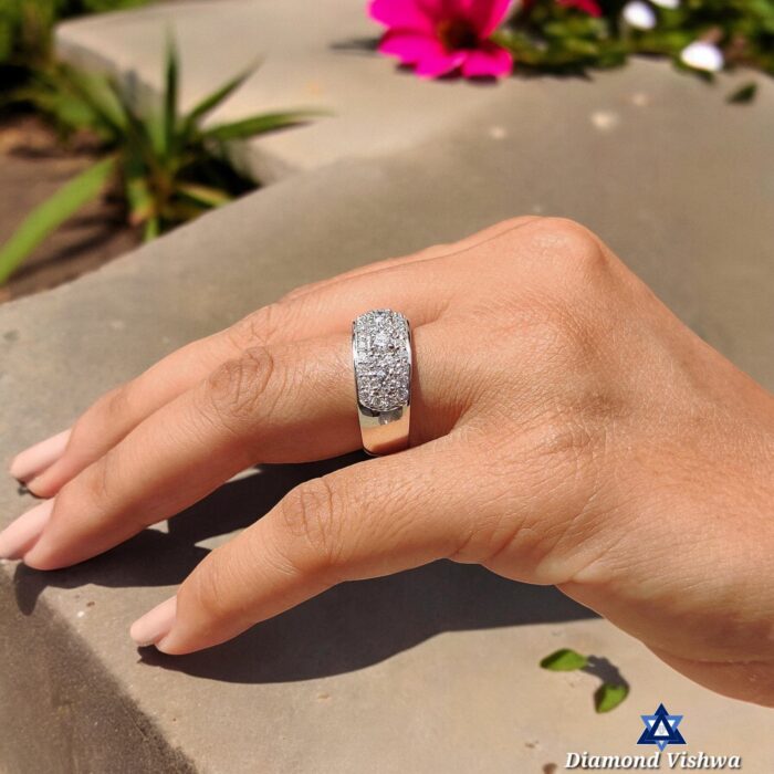 1.80 CT Round Lab Diamond Vintage Multi-Stone Wedding Band | Handmade Anniversary Ring - Image 6