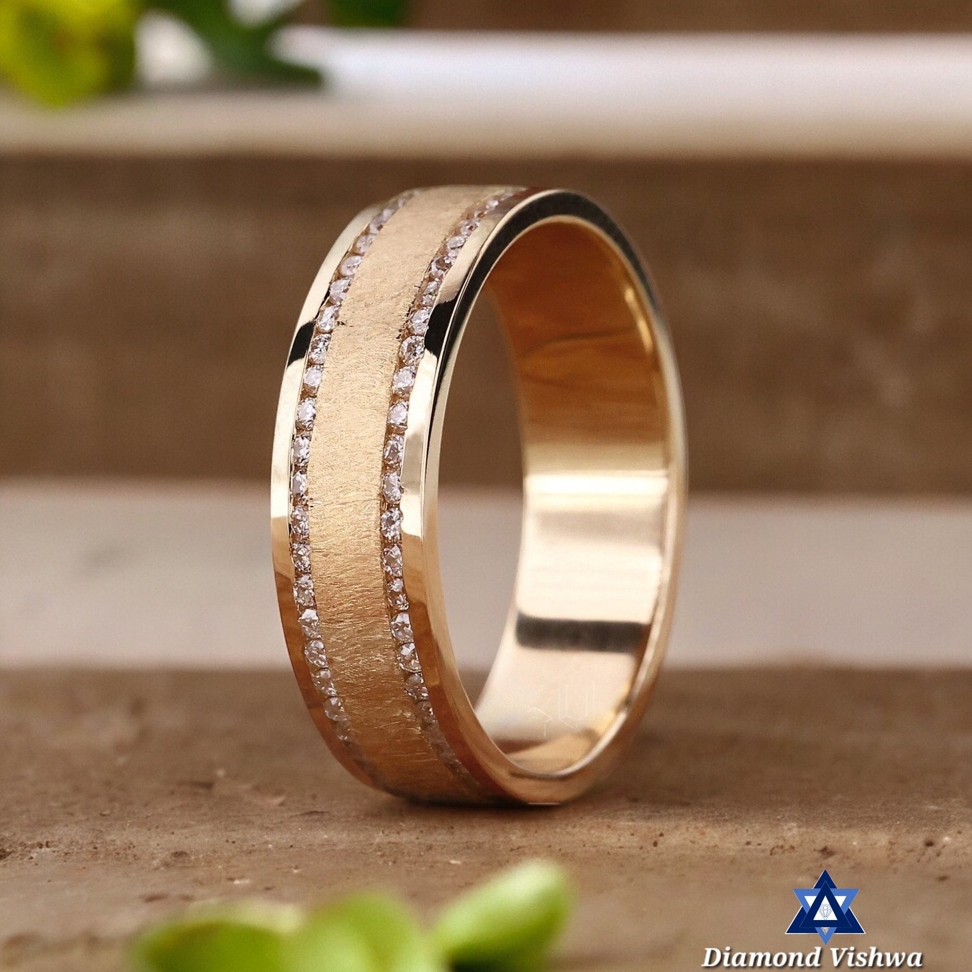 il_fullxfull.4820665177_26my-Photoroom Lab Grown Diamond Men’s Wedding Band | 14K Gold | 0.68 TW - 925 Silver - Image 1
